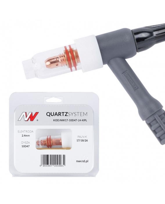 Image 1 Buse Tig crystal standard 17/18/26 [pour électrode 2,4 mm]