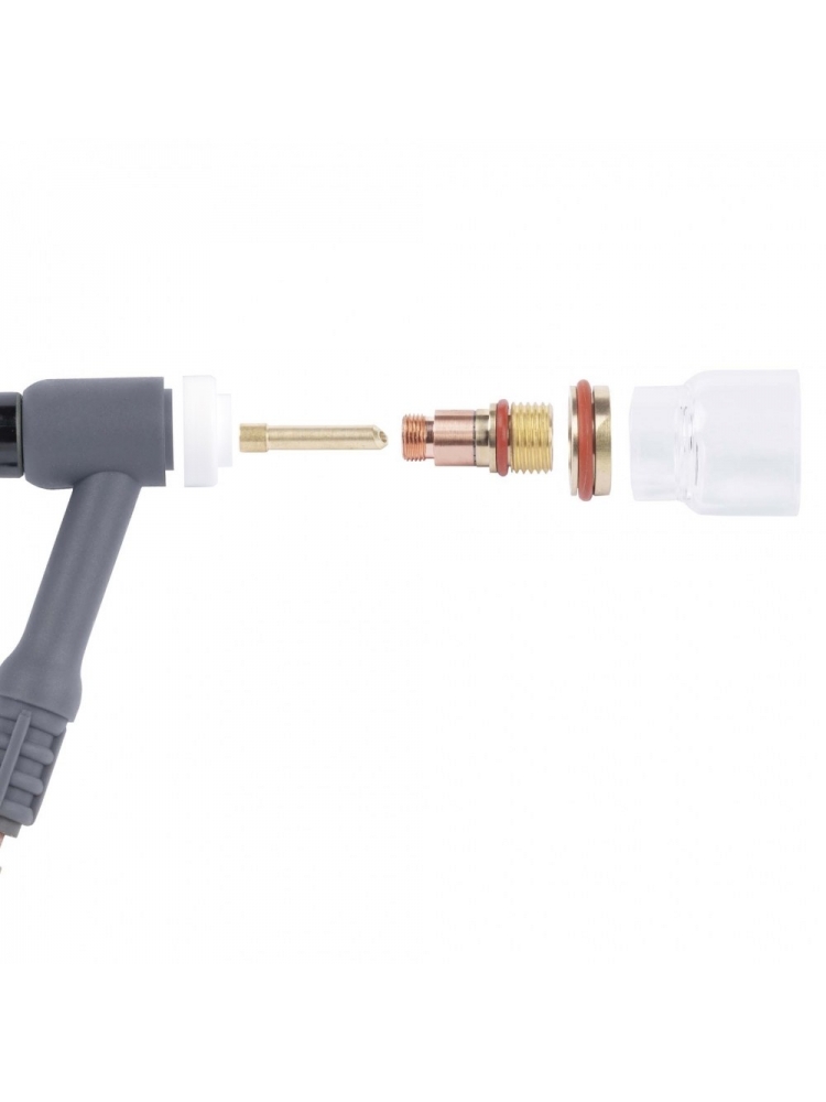 Image produit 3 Buse tig  Crystal  lentille courte S 17/18/26 [pour électrode 2,4 mm]