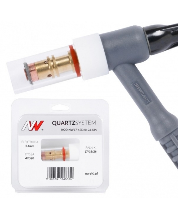 Image 1 Buse tig Crystal petite buse  lentille L 17/18/26 [pour électrode 2,4 mm]