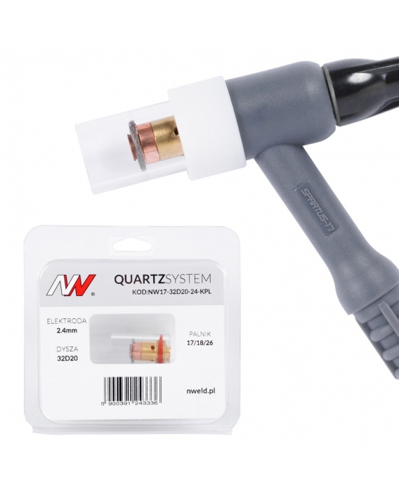 Image 1 Buse tig Crystal  petite lentille S 17/18/26 [pour électrode 2,4 mm]