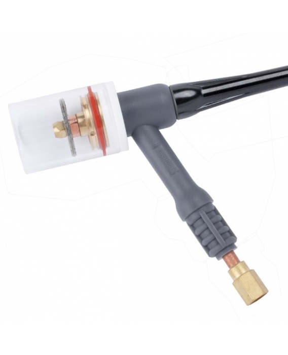 Image 2 buse tig Crystal  à grande lentille L, tamis remplaçable17/18/26 [pour électrode 2,4 mm]