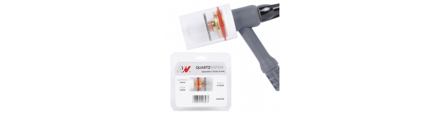 Image produit small 1 Buse Tig Crystal  à grande lentille L 17/18/26 [pour électrode 2,4 mm]