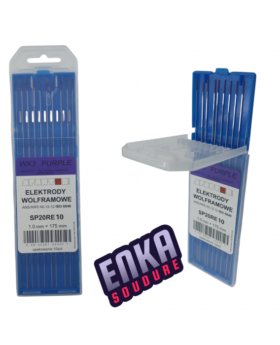 Image 1 ÉLECTRODE EN TUNGSTÈNE (WX3 VIOLET) 1,0X175MM