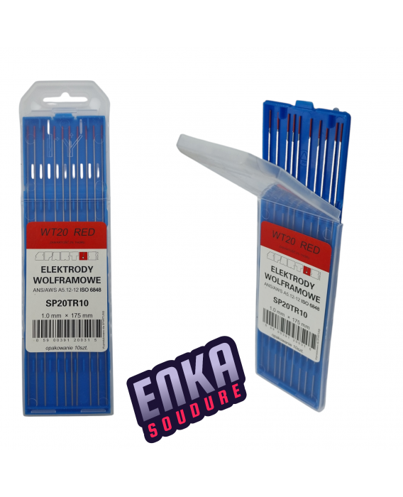 Image 1 ÉLECTRODE EN TUNGSTÈNE (WTH20 ROUGE) 1,0X175MM