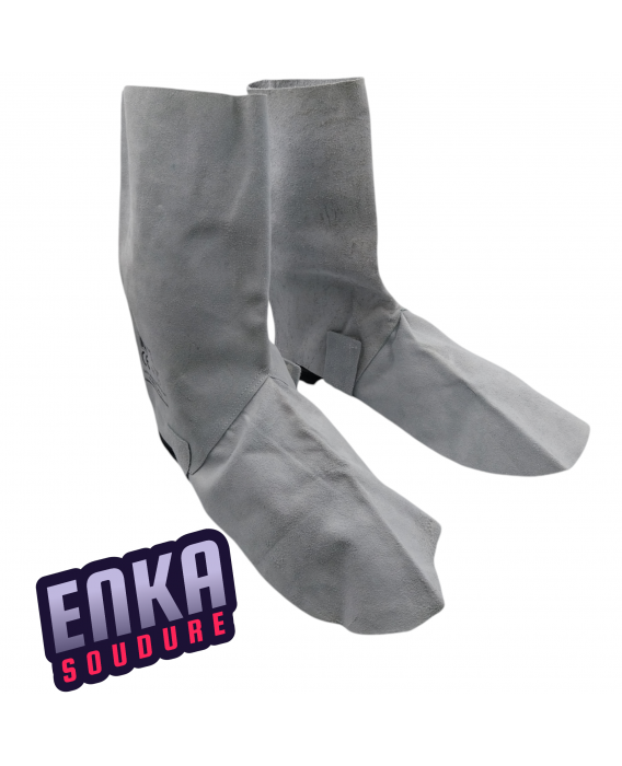 Image 1 Leather welder's gaiters